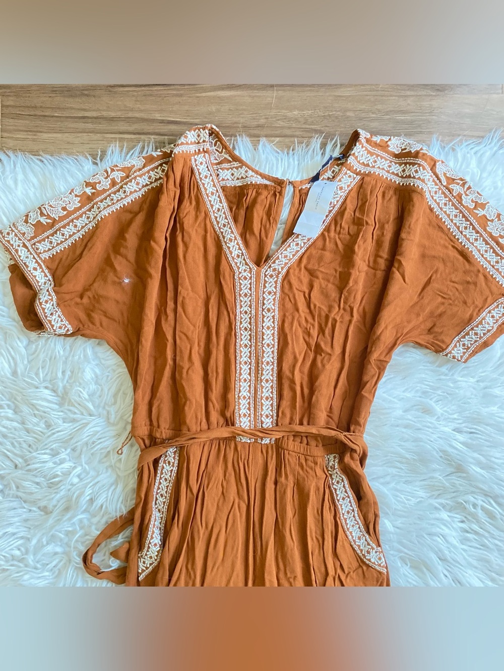 NWT American Eagle Rust Jumpsuit